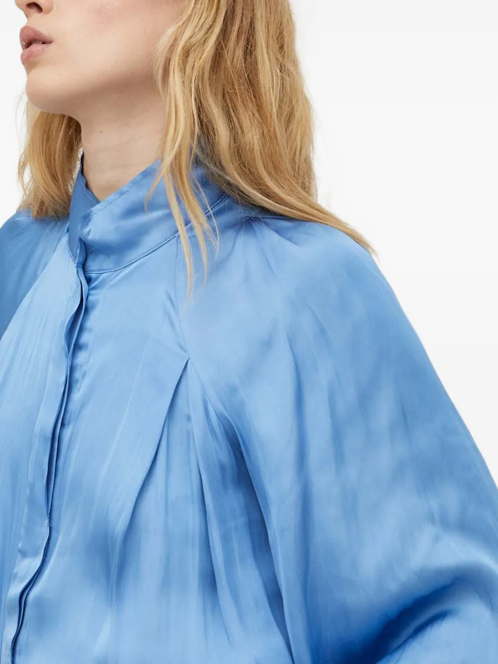 Day Birger Et Mikkelsen Pleated Blouse In Multi