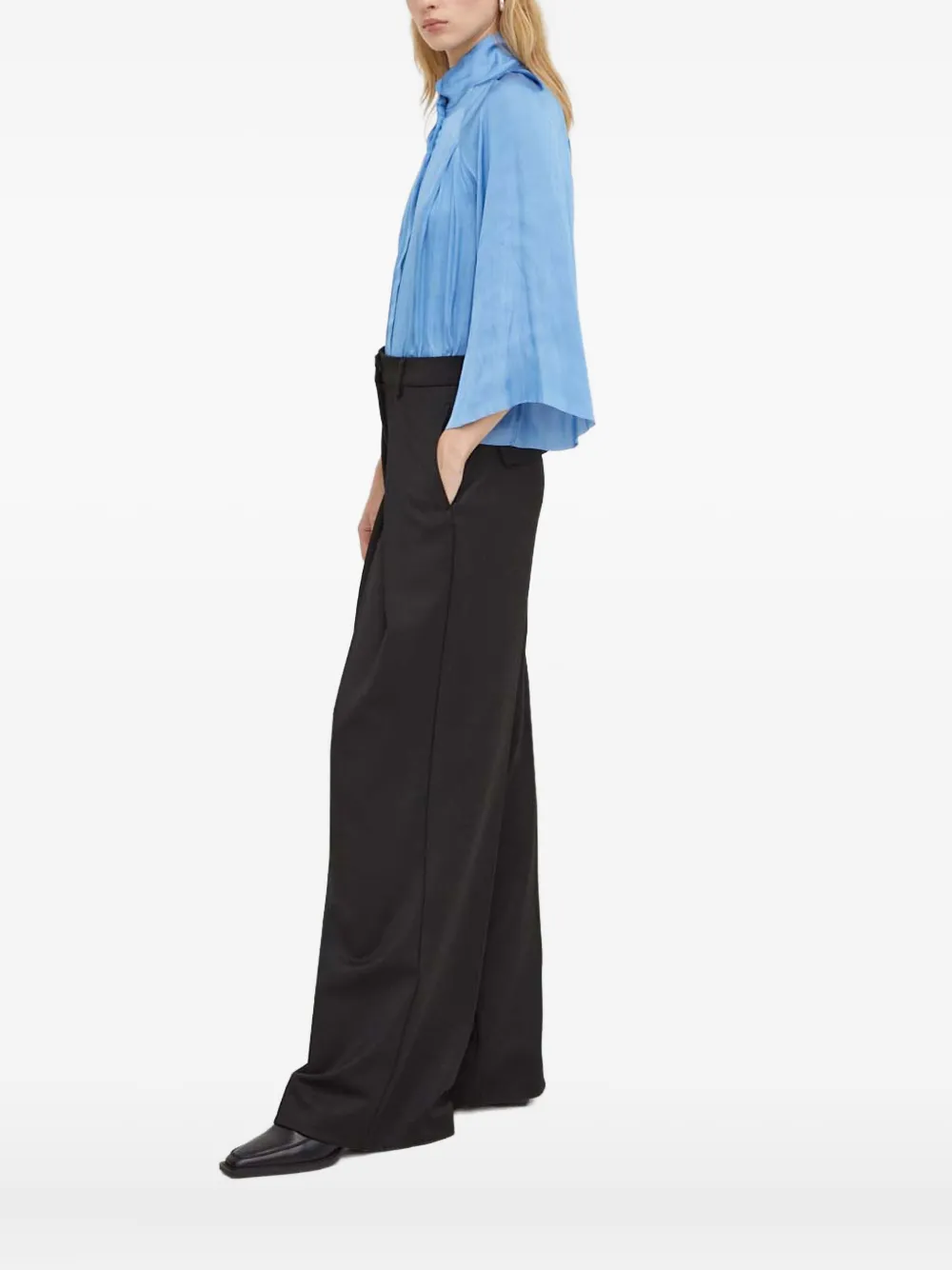 Day Birger Et Mikkelsen pleated blouse | Blue | Image 1