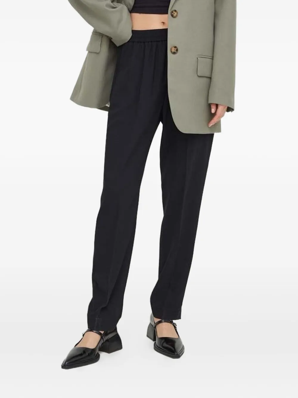 Day Birger Et Mikkelsen Broek met elastische taille Zwart