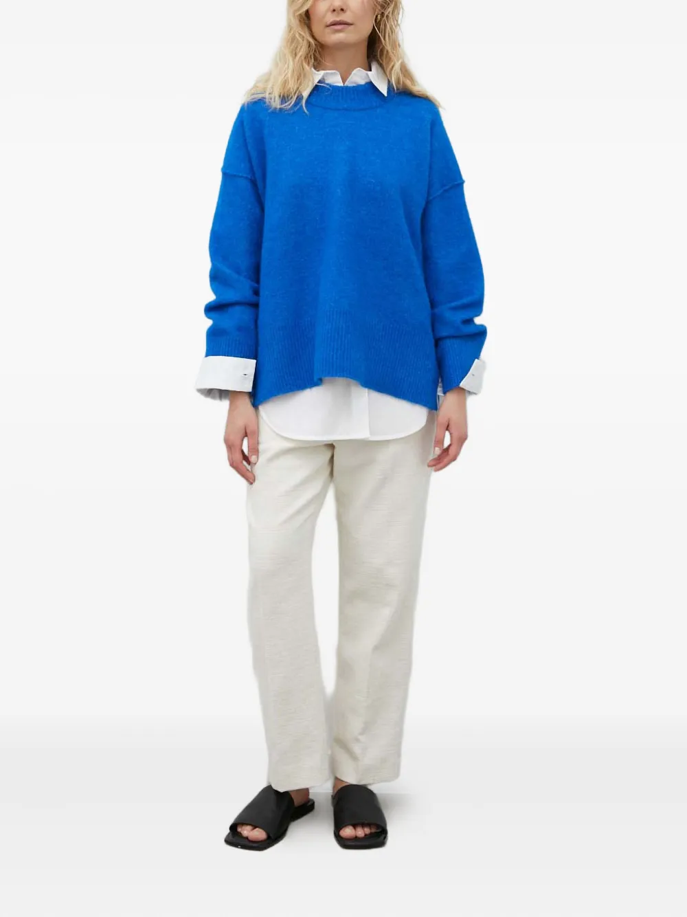 Day Birger Et Mikkelsen textured trousers | Straight-Leg Pants | Image 2