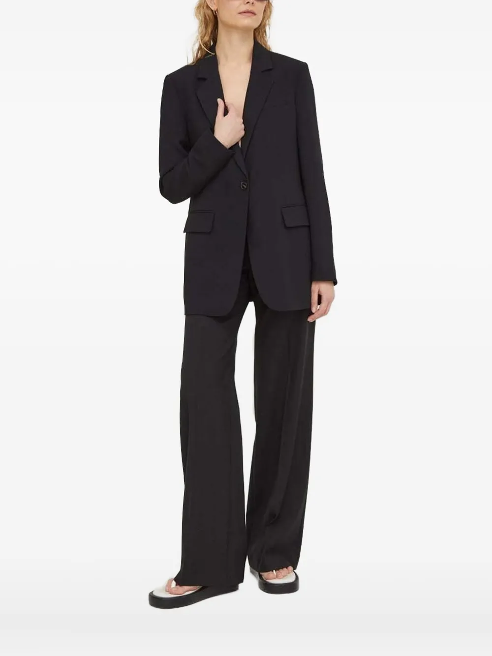 Day Birger Et Mikkelsen Blazer met enkele rij knopen Zwart