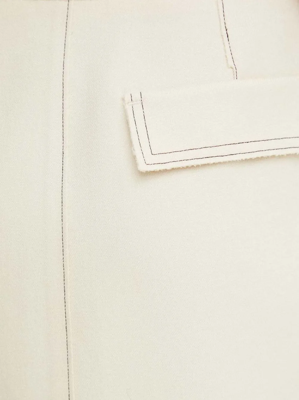 Day Birger Et Mikkelsen Midi-rok met opgestikte zak Beige