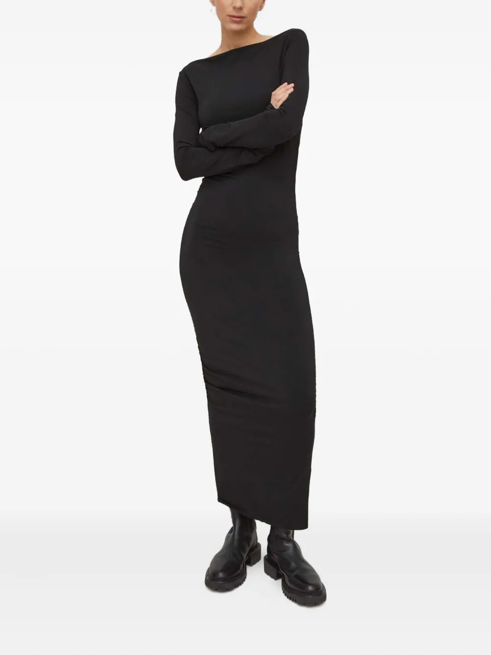 Day Birger Et Mikkelsen long-sleeve gathered dress | Black | Image 1