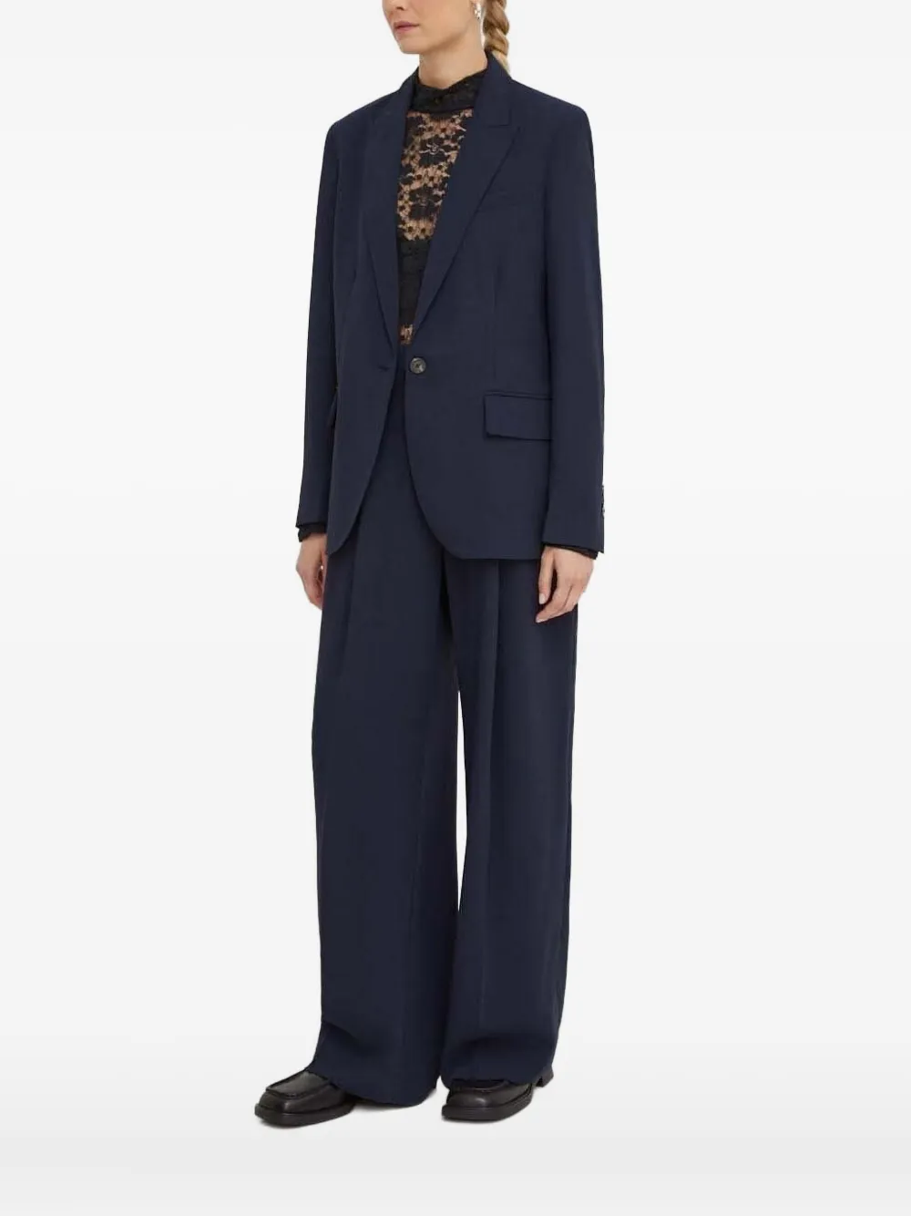 Day Birger Et Mikkelsen Colbert met enkele knoop Blauw