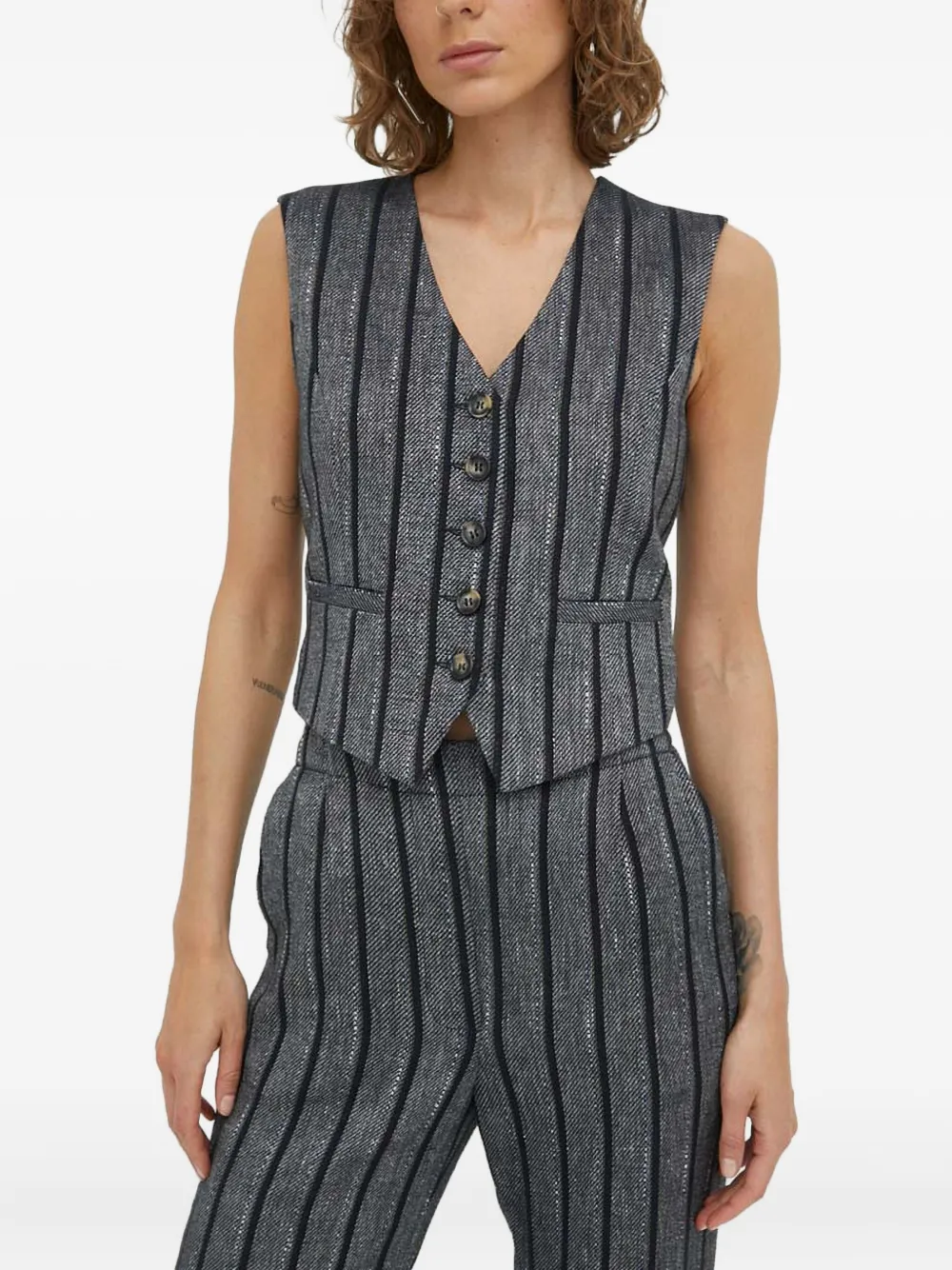 Day Birger Et Mikkelsen striped button-vest | Waistcoats & Gilets | Image 2