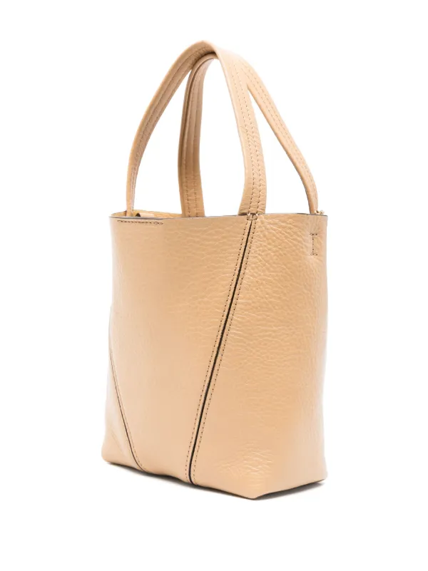 上品な存在感 ☆ CHLOE Chloe Spin small light brown tote bag Chloé Small Chloé Spin Tote Bag In Grained Leather | Chloé CA