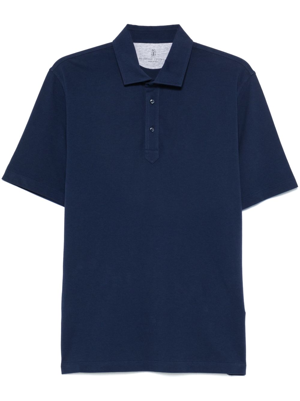 Brunello Cucinelli cotton polo shirt - Blue