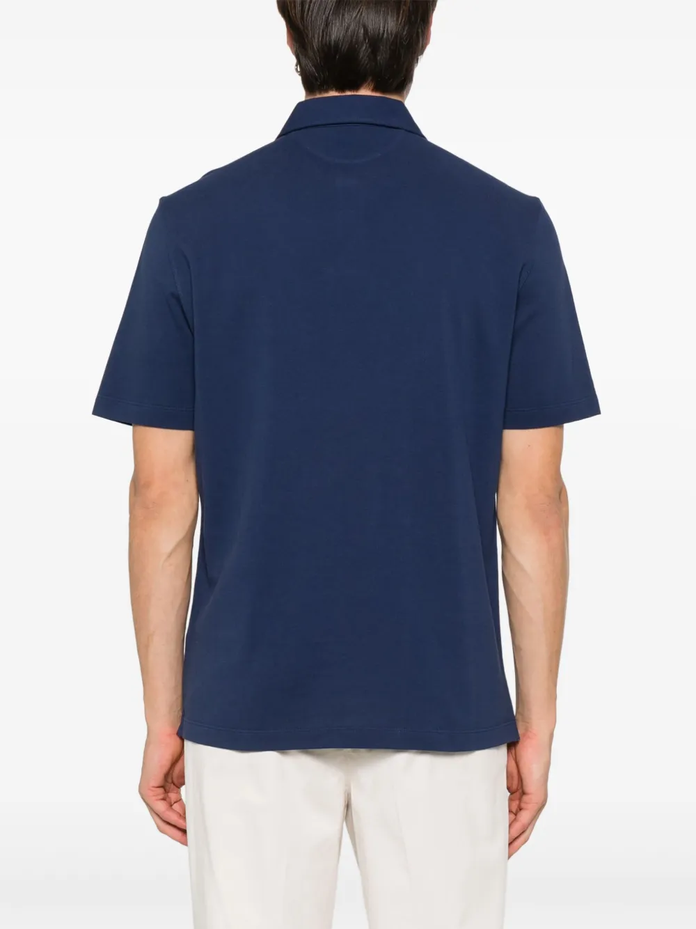 Brunello Cucinelli Katoenen poloshirt Blauw