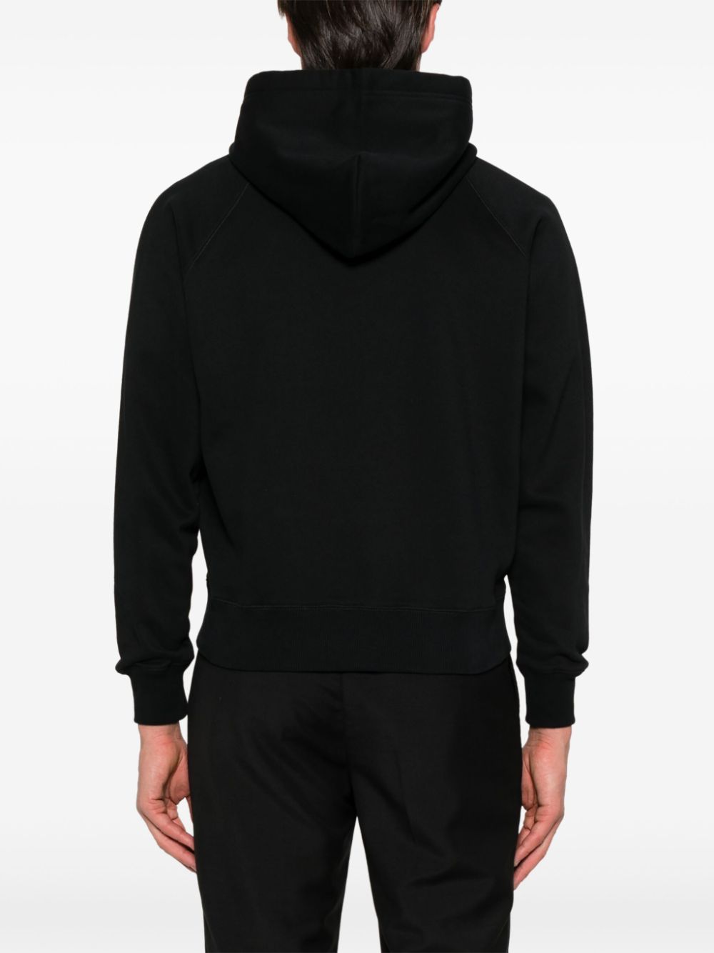 TOM FORD Hoodie met rits Zwart