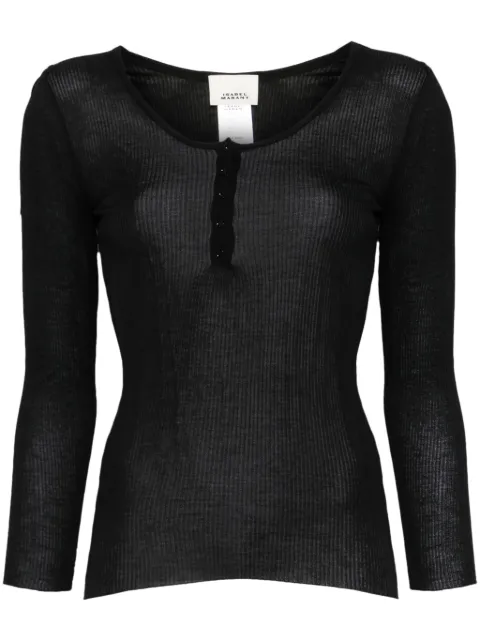 ISABEL MARANT top Lamylic Henley