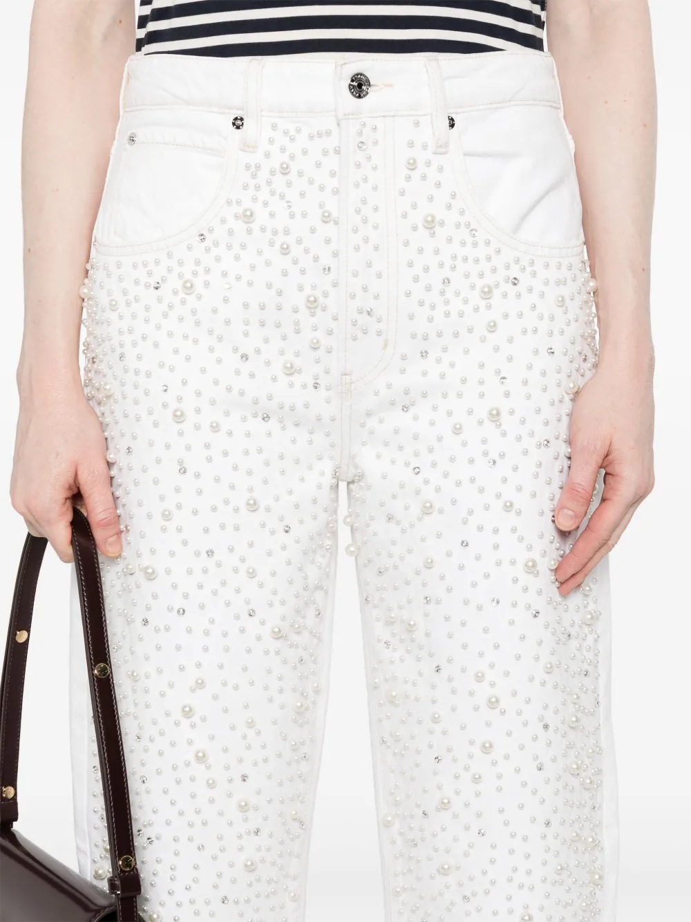 FRAME Barrel jeans Beige