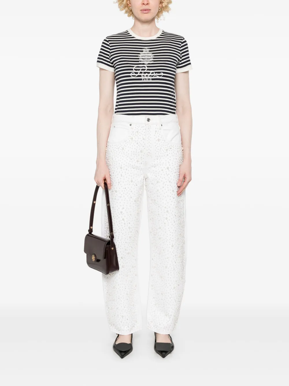 FRAME Barrel jeans Beige