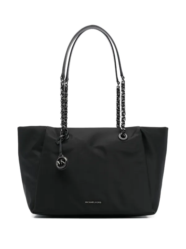 トートバッグ Michael By Michael Kors Nylon Small Georgia Shopping Bag Michael Kors Small Georgia Tote Bag | Black | FARFETCH UZ
