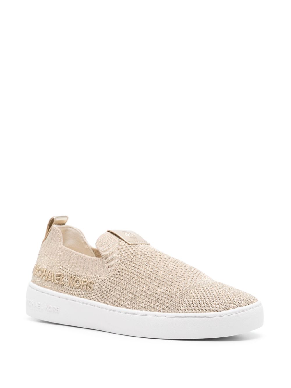 Michael Kors Lurex sneakers Beige