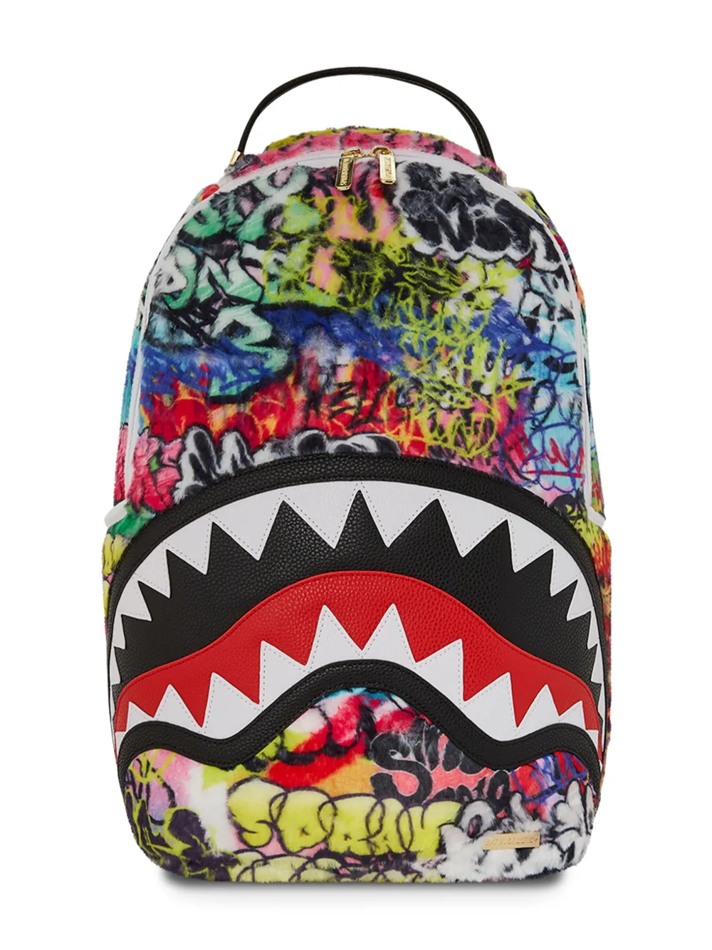 Sprayground kid Fur Graff rugzak Geel