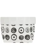 10 CORSO COMO medium Circles-print paper basket (15cm) - White