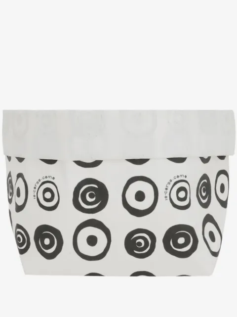 10 CORSO COMO Cesta de papel com estampa Circles