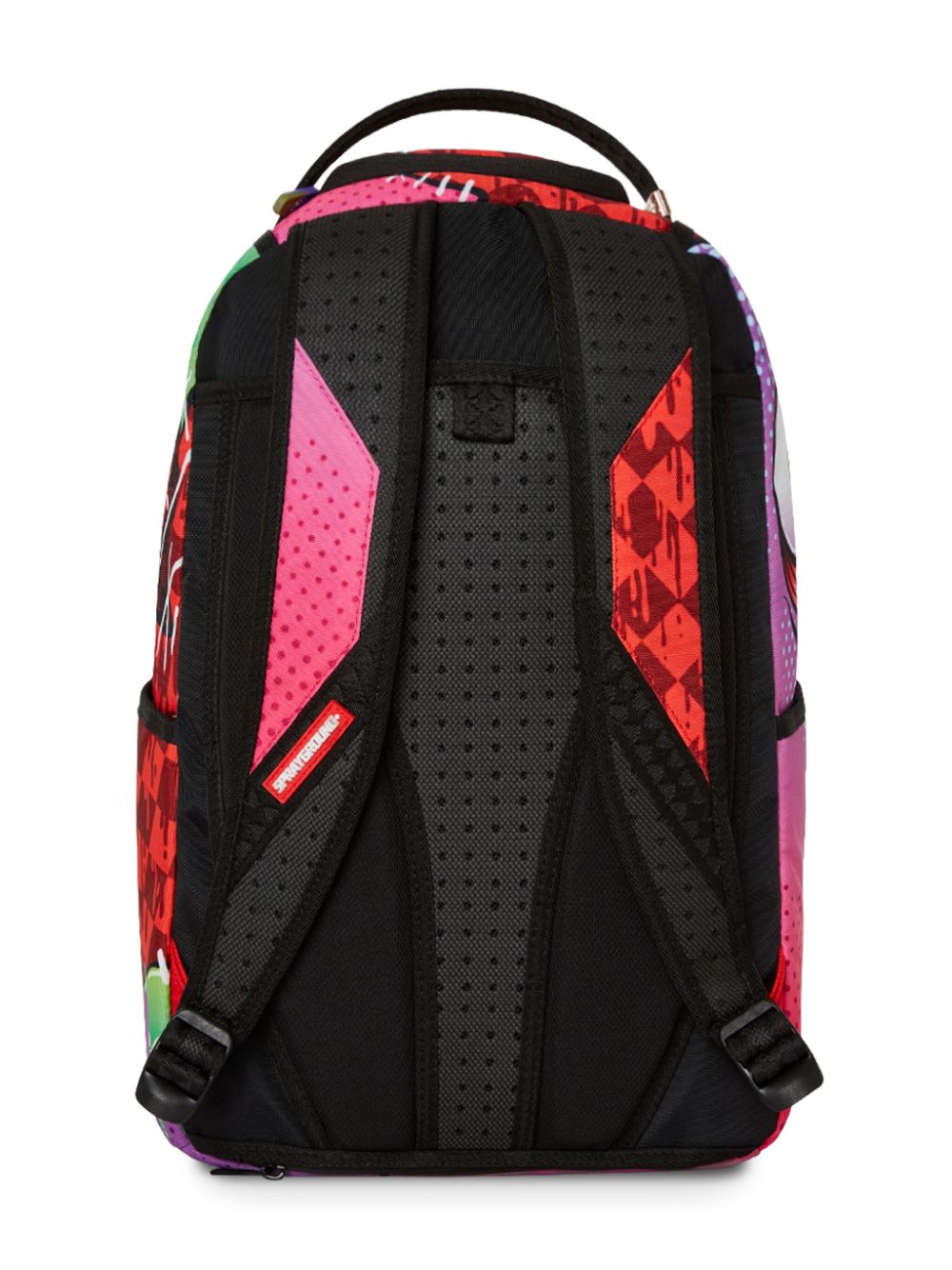 sprayground kid Zombie rugzak met uitgesneden details en stiksel - Rood