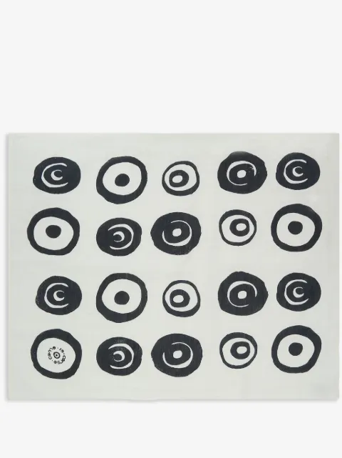 10 CORSO COMO Circles-print linen towel (55cm x 70cm)