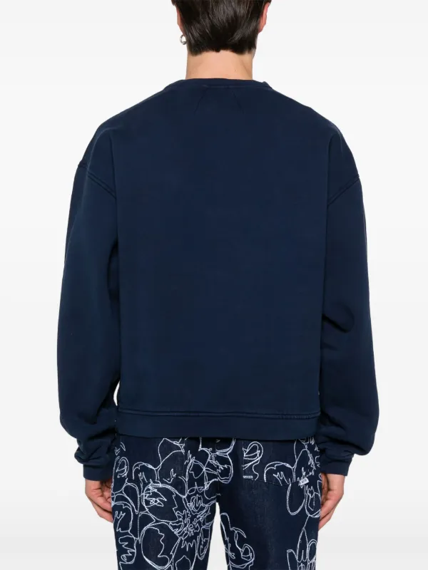 RHUDE Bordeaux Sweatshirt Blue FARFETCH VN