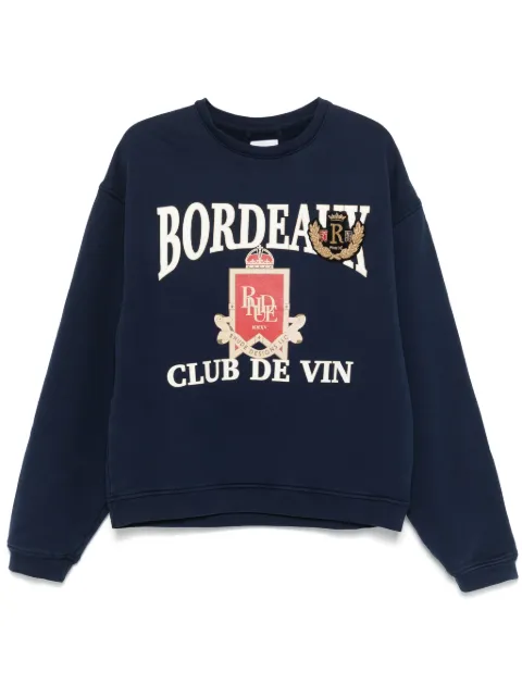 RHUDE Bordeaux sweatshirt