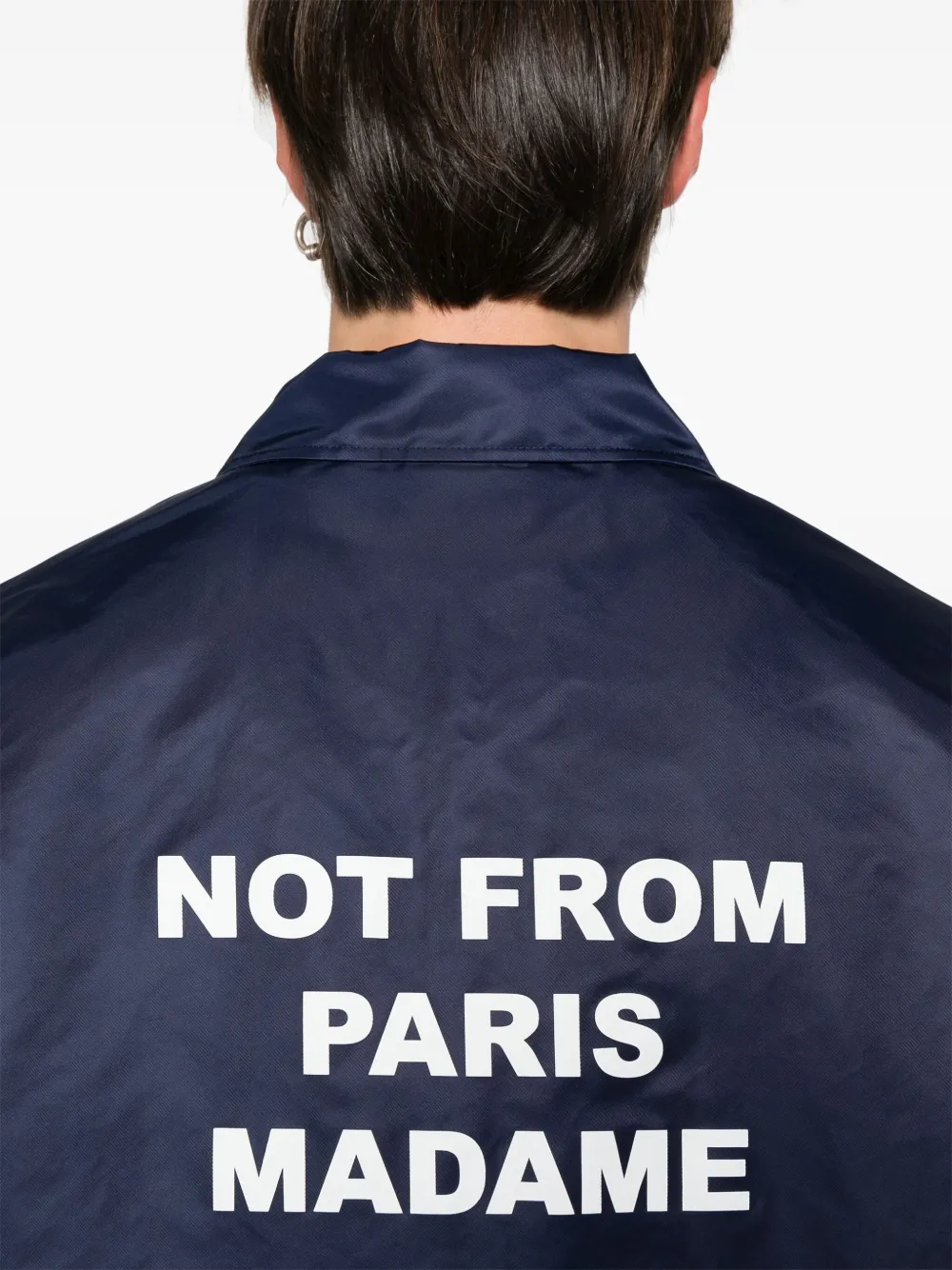 Drôle De Monsieur La Veste Slogan jack Blauw