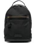 TOM FORD logo-patch backpack - Black