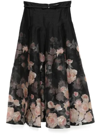 ZIMMERMANN Crush スカート | ブラック | FARFETCH JP