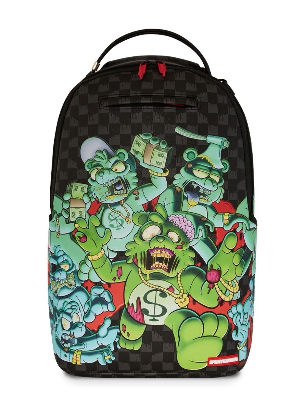 sprayground kid Zombie Bears backpack - Black