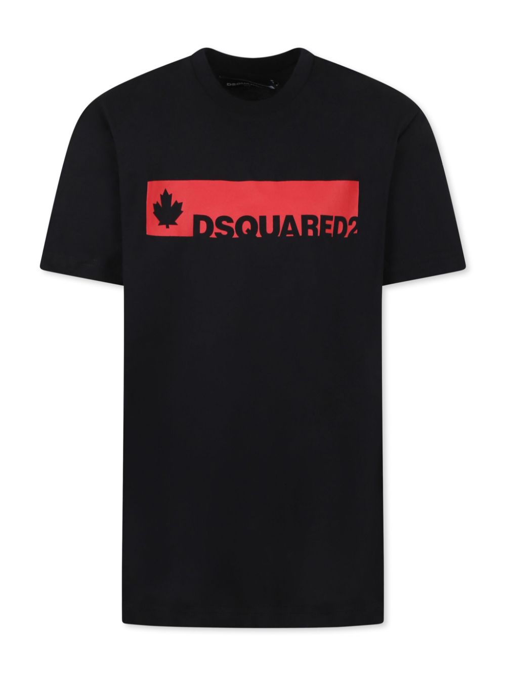 DSQUARED2 KIDS T-shirt met logoprint Zwart