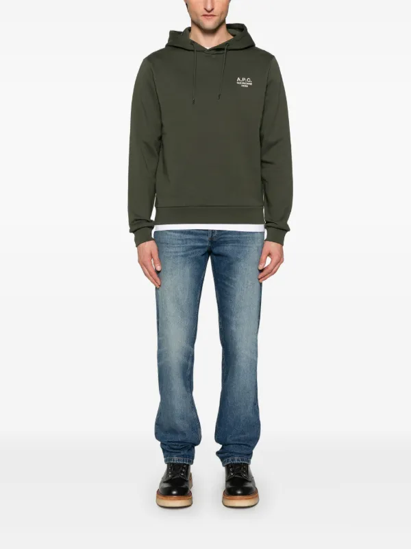 【送料関税込み・本物保証】A.P.C. Rue Madame Logo Hoodie Standard Rue Madame hoodie | Napped organic fleece | A.P.C.