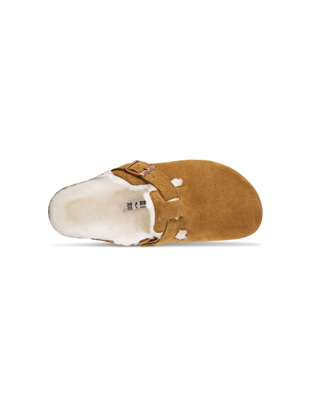 Birkenstock Kids Boston slippers Brown