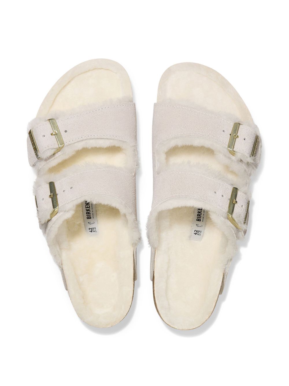 Birkenstock Kids Arizona sandals White