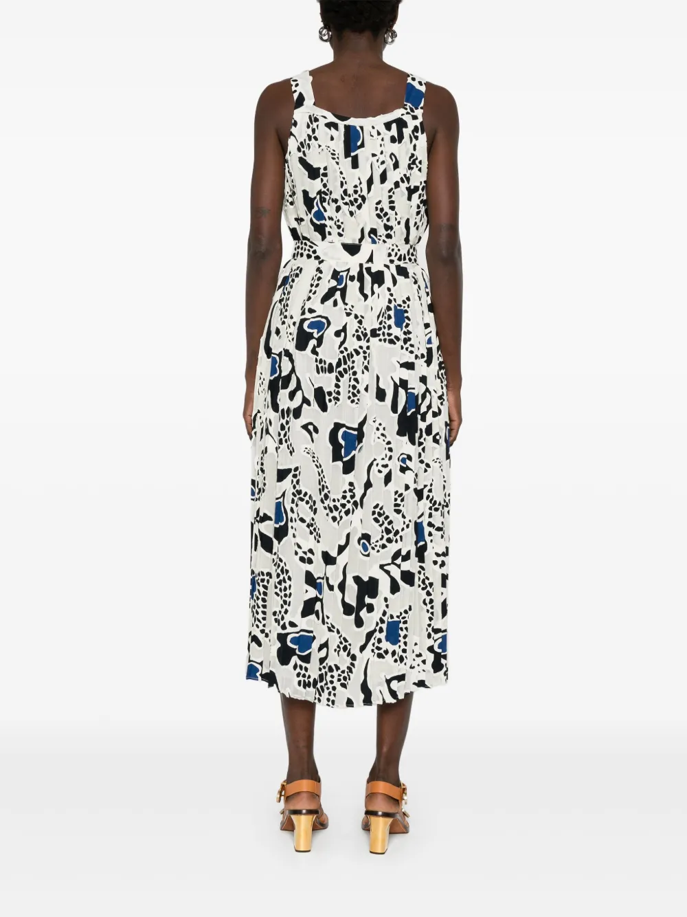Ulla Johnson Imari midi-jurk Beige
