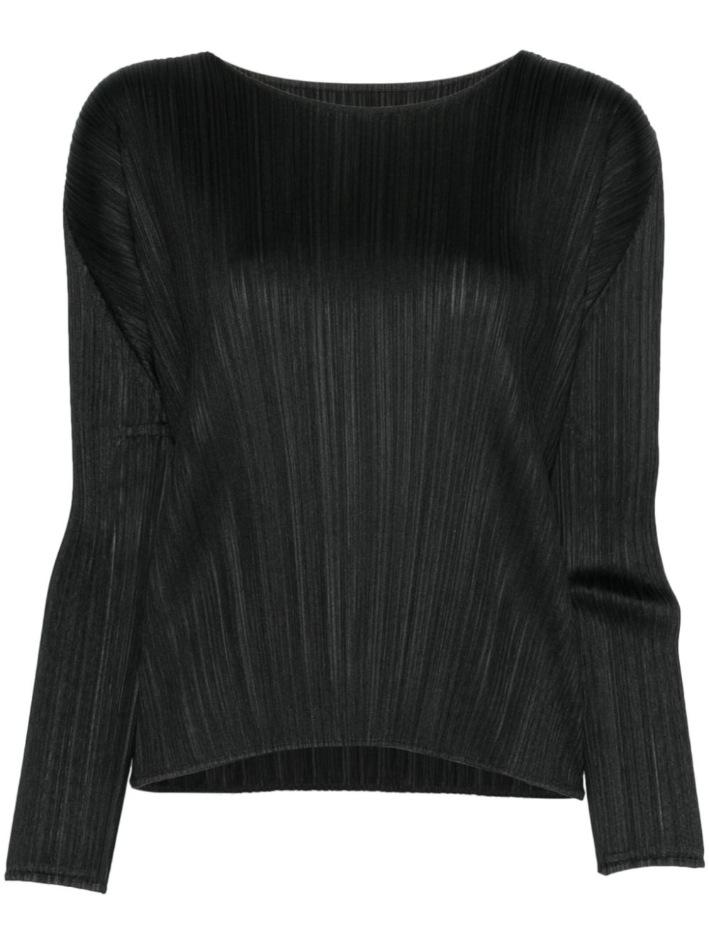 Pleats Please Issey Miyake Monthly Colors : November top Zwart