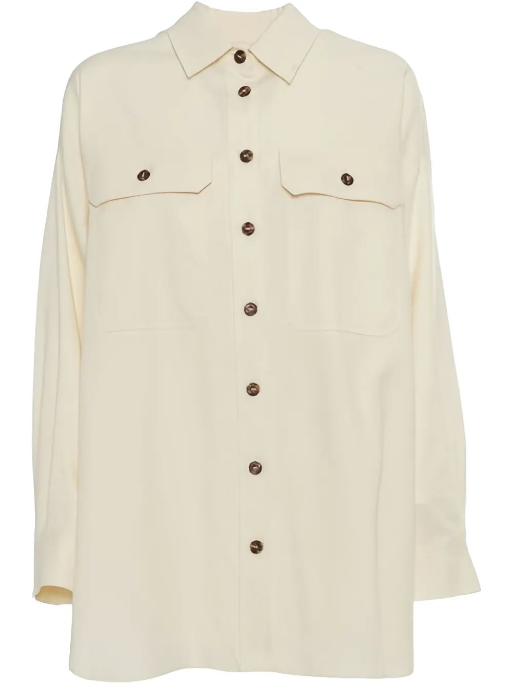 Max Mara Rolf oversized blouse Beige