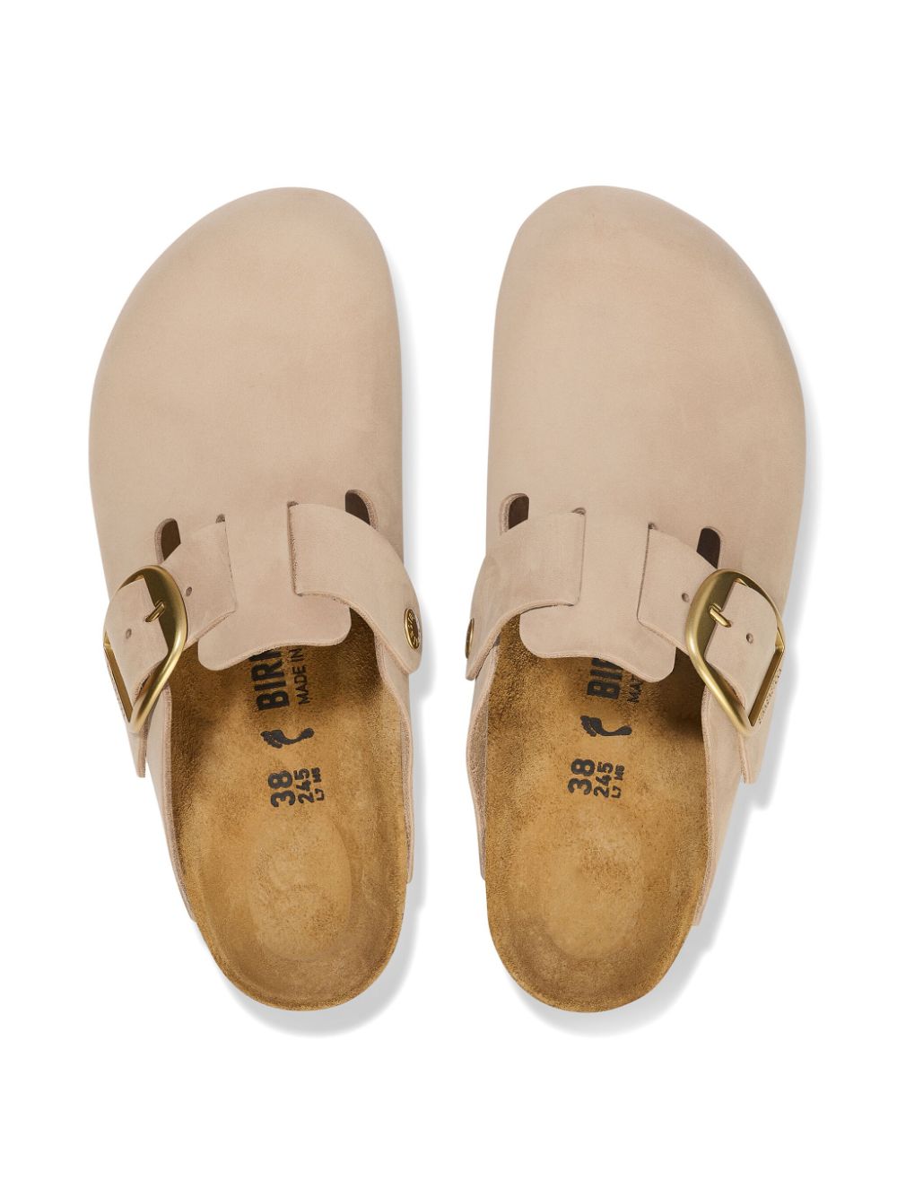 Birkenstock Kids Boston slippers Beige