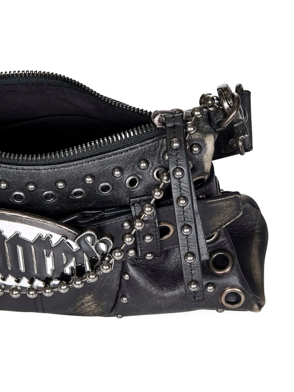 Dsquared2 Schultertasche Mit Nieten In Gray