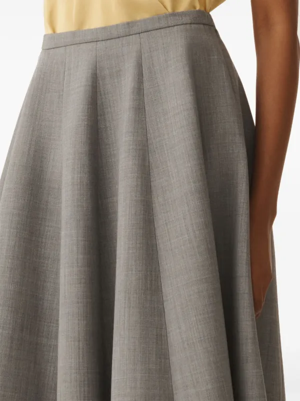 SALE ‼️Fabiana Filippi グレー プリーツスカート Fabiana Filippi プリーツ スカート | グレー | FARFETCH JP
