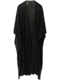 Fabiana Filippi sequined cape - Black