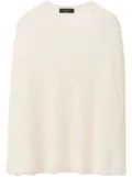 Fabiana Filippi sequin-embellished cape - Neutrals