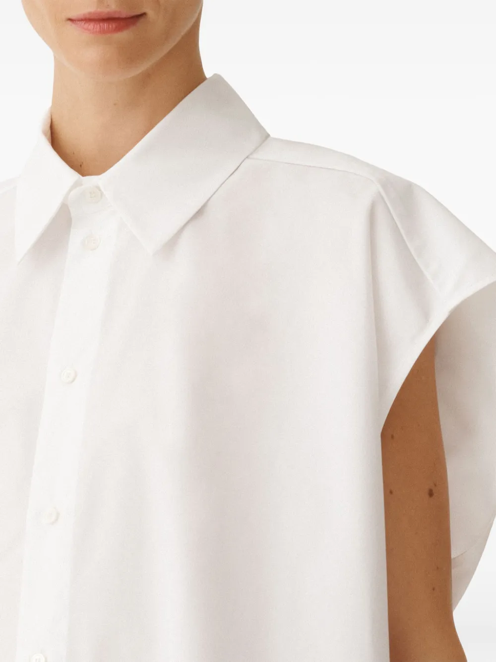 Fabiana Filippi Popeline blouse Wit