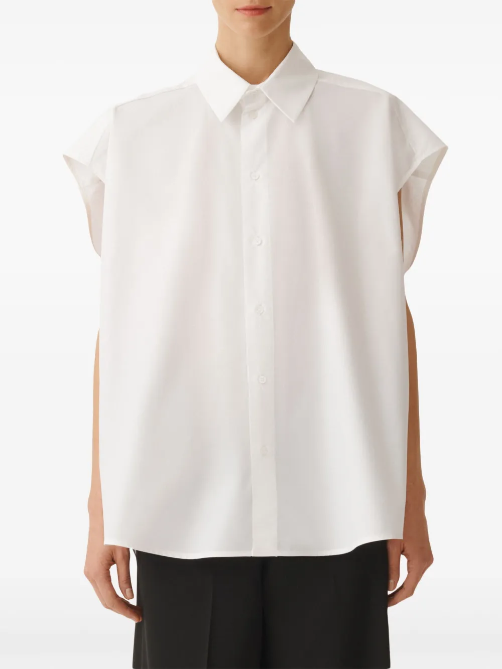 Fabiana Filippi Popeline blouse Wit