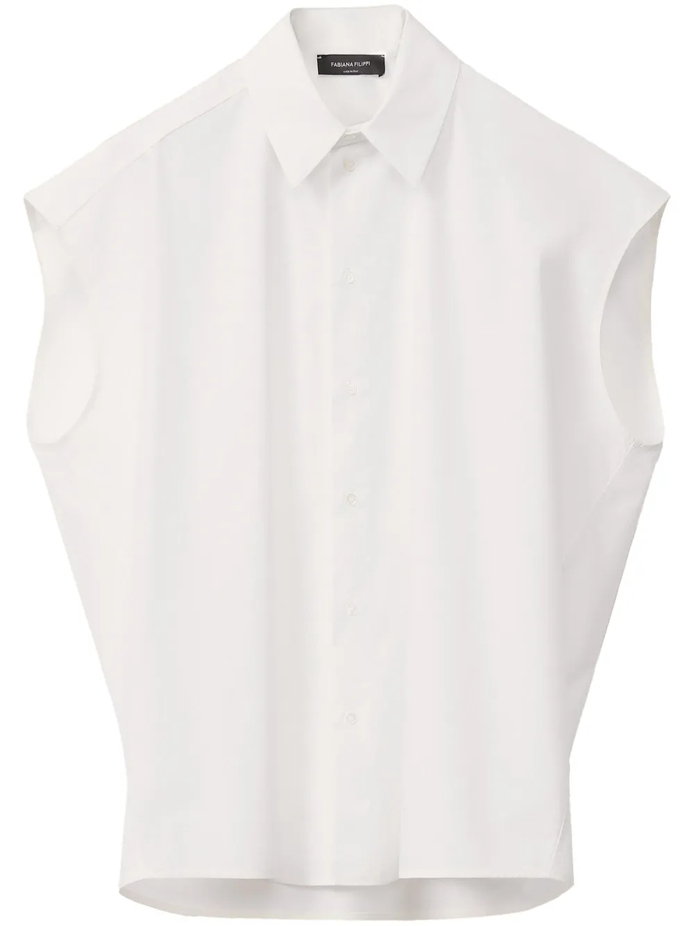 Fabiana Filippi Popeline blouse Wit