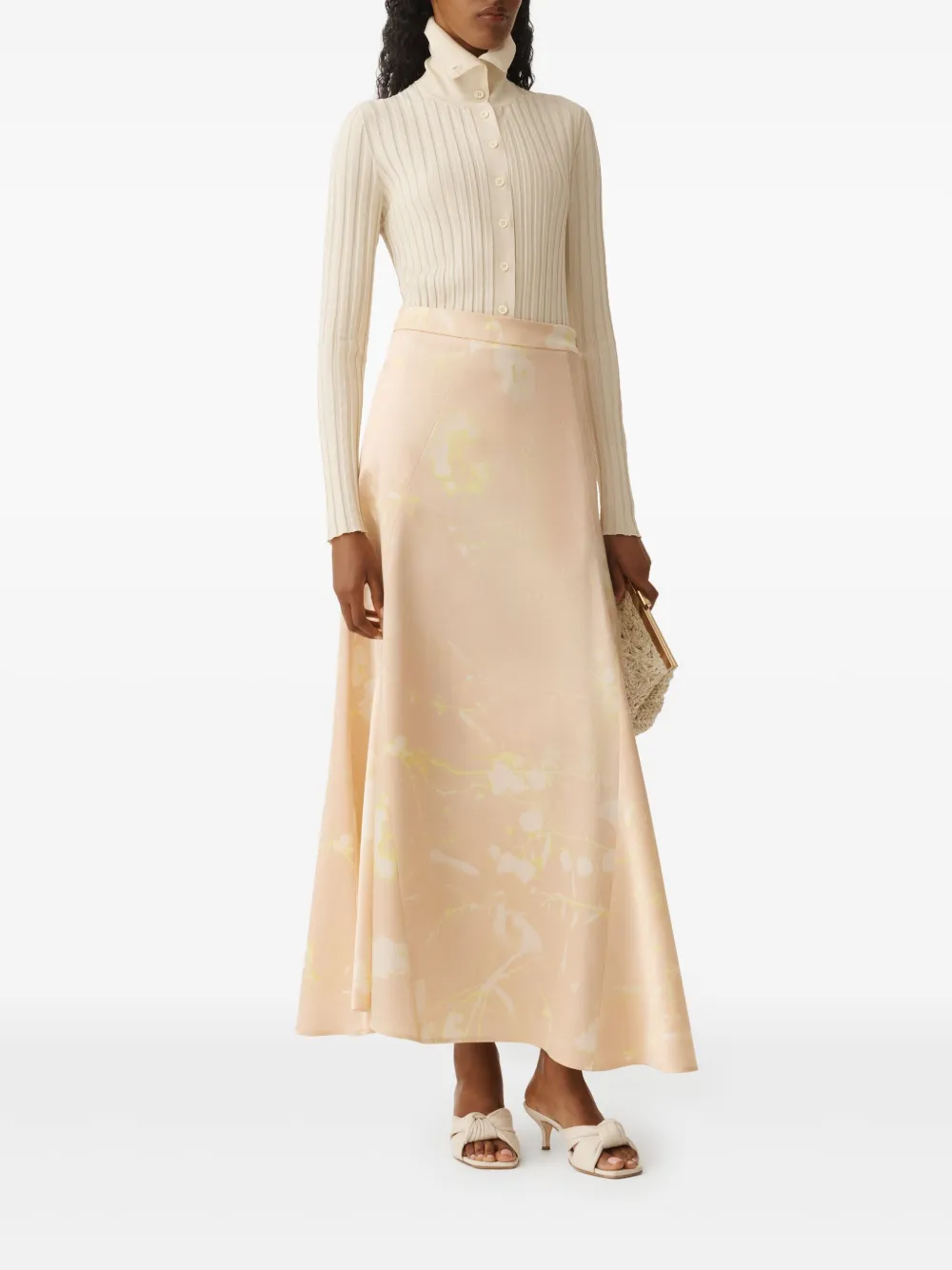 Fabiana Filippi chunky-ribbed cardigan - Wit