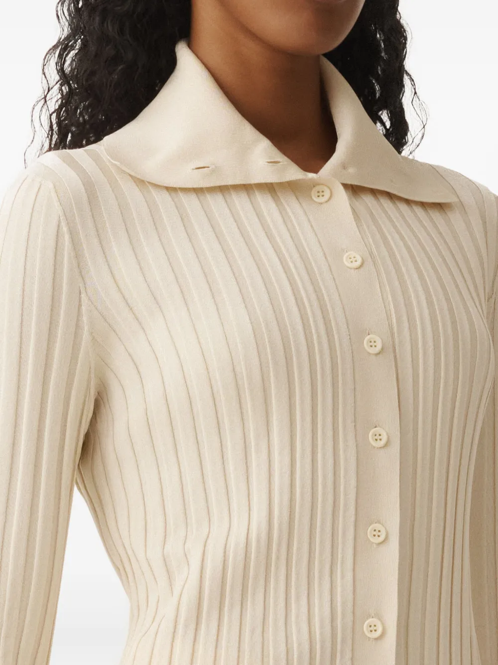Fabiana Filippi Grofgeribbeld vest Wit