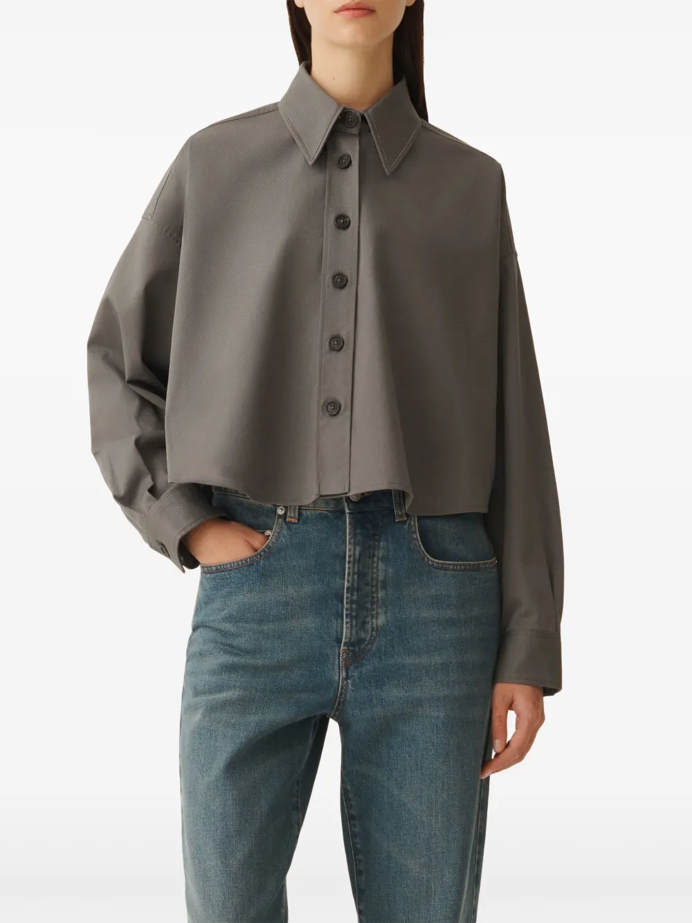 Fabiana Filippi Cropped jack Grijs