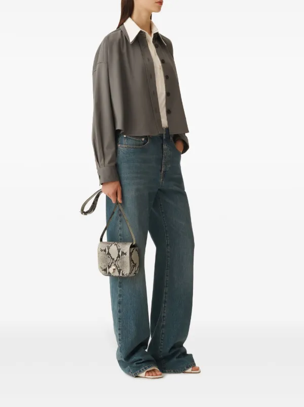 Fabiana Filippi クロップド ジャケット | グレー | FARFETCH JP
