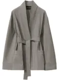 Fabiana Filippi belted blazer - Grey