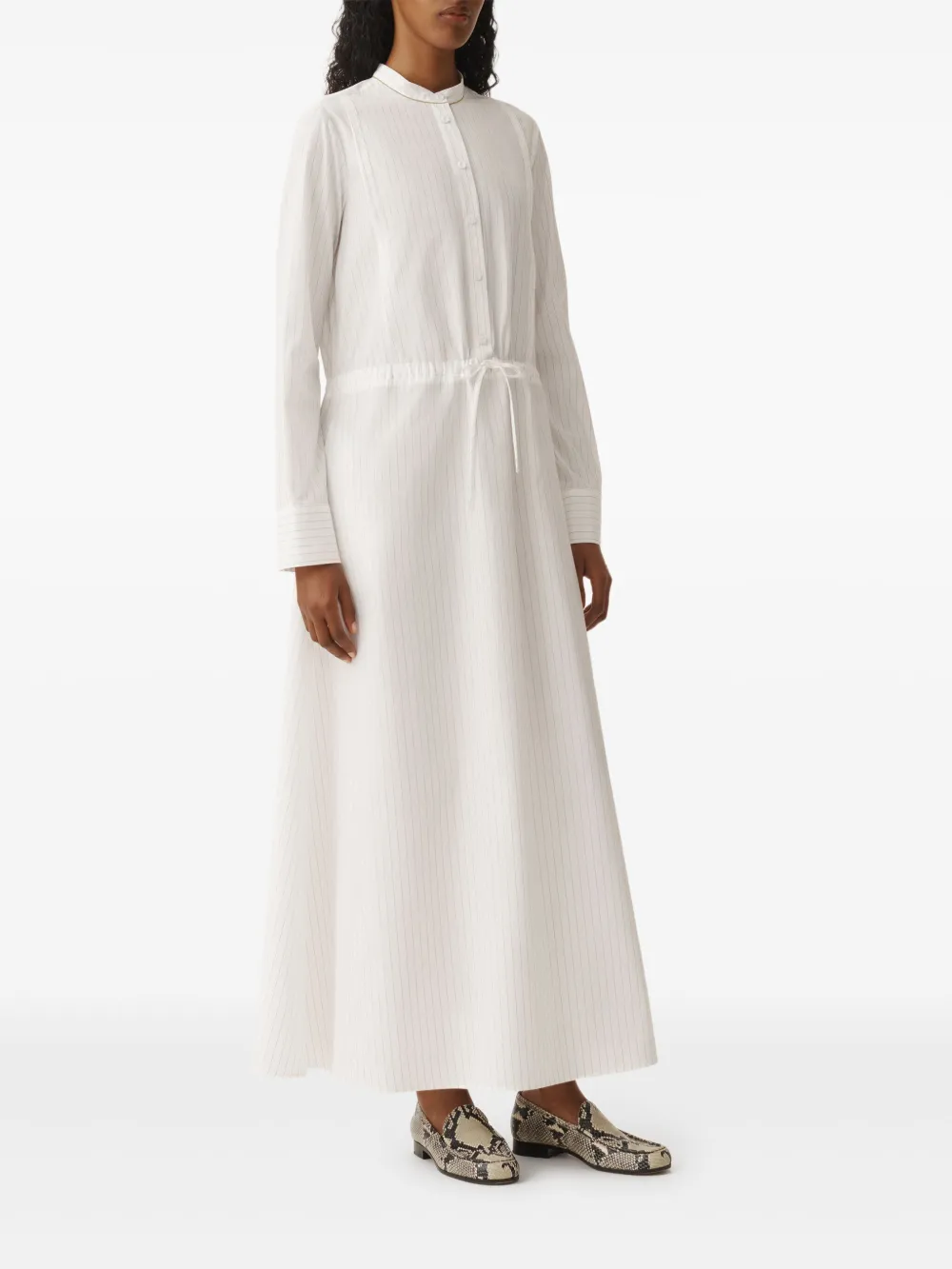 Fabiana Filippi Cotton Mini Dress In White